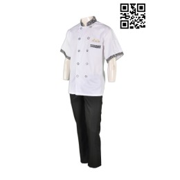 KI076 tailor made chef uniform supplier hk catering industry uniform hong kong medium sleeved supplier company design  cook uniform KI076 tailor made chef uniform supplier hk catering industry uniform hong kong medium sleeved supplier company design  cook uniform